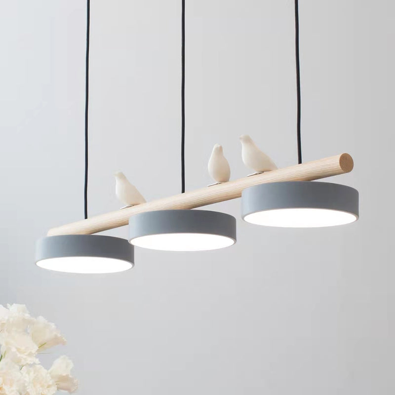 European Lamps Restaurant Chandelier Candle Three-head